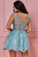 Lace Back Mini Skater Dress DR3060