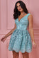 Lace Back Mini Skater Dress DR3060