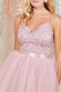 Embroidered Lace Bodice With Ballet Tulle High Low Dress DR3061