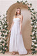 Bardot Chiffon Wedding Dress With Diamante Belt DR3069W