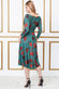Long Sleeve Skater Style Midi Dress DR3075