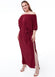 Off The Shoulder Multiway Maxi Dress With Slit DR3091