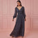 Long Sleeve Floral Print Maxi With Shirred Waistband DR3172