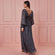 Long Sleeve Floral Print Maxi With Shirred Waistband DR3172