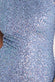 Open Back Cowl Patterned Sequin Maxi Dress DR3191