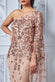 Sequin Mesh One Shoulder Dress DR3195
