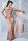 Sequin Mesh One Shoulder Dress DR3195