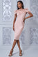 Off The Shoulder Feather Midi Dress DR3200