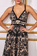 Open Back Sequin & Mesh Maxi Dress DR3213