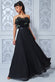 Feather Embellished Boob Tube Chiffon Pleated Maxi Dress DR3233