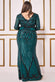 Sequin & Mesh Embroidered Maxi DR3235P