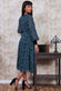 Printed Necktie Midi Dress DR3270