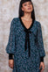 Printed Necktie Midi Dress DR3270