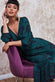 Floral Print Puff Sleeve Midi Dress DR3281