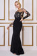 Embroidered Mesh & Scuba Maxi DR3291
