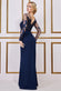 Embroidered Mesh & Scuba Maxi DR3291