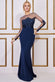 Embroidered Mesh & Scuba Maxi DR3291