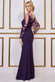 Embroidered Mesh & Scuba Maxi DR3291