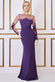 Embroidered Mesh & Scuba Maxi DR3291