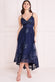 High Low Scalloped Midi Dress DR3333