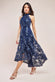 Halter Neck Lace High And Low Dress DR3346QZ