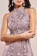Halter Neck Lace High And Low Dress DR3346QZ