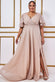 Lurex Wrap Bodice Flutter Sleeve Maxi Dress With Split DR3358QZP