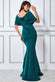 Off The Shoulder Scuba Foam Maxi Dress DR3408