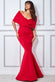 Off The Shoulder Scuba Foam Maxi Dress DR3408