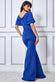 Off The Shoulder Scuba Foam Maxi Dress DR3408