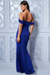 Draped Bardot Off Shoulder Maxi Dress DR3412