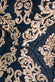 Ornamental Pattern Sequin Back Cowl Maxi Dress DR3420