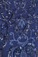 Ornamental Pattern Sequin Back Cowl Maxi Dress DR3420