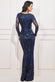 Long Sleeve V Neck Sequin Maxi Dress DR3421