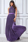 Lurex Halter Neck Pleated Maxi Dress DR3429