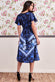 Flutter Sleeve Wrap Style Midi DR3432