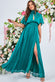 Keyhole High Neck Flutter Sleeve Maxi DR3441