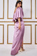 Drape Shoulder Wrap Satin Maxi Dress DR3450