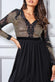 Patterned Sequin Bodice Maxi Dress DR3453