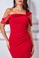 One Shoulder Satin Band Maxi Dress DR3454A
