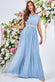 Chiffon Maxi With Embellished Belt DR3472