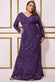 Full Sleeve V Wrap Maxi DR3485P