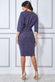 Sequin Cowl Neck Midi Dress DR3497