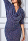 Sequin Cowl Neck Midi Dress DR3497