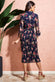 Shirred Floral Shirt Dress DR3502