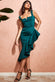Front Frill Midi Dress DR3507