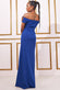 Off The Shoulder Knot Front Maxi Dress DR3520