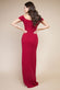 Off The Shoulder Knot Front Maxi Dress DR3520