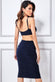 Cut Out Ruched Bodycon Midi Dress DR3522