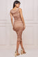 Naked Ruched Bodycon Midi Dress DR3539